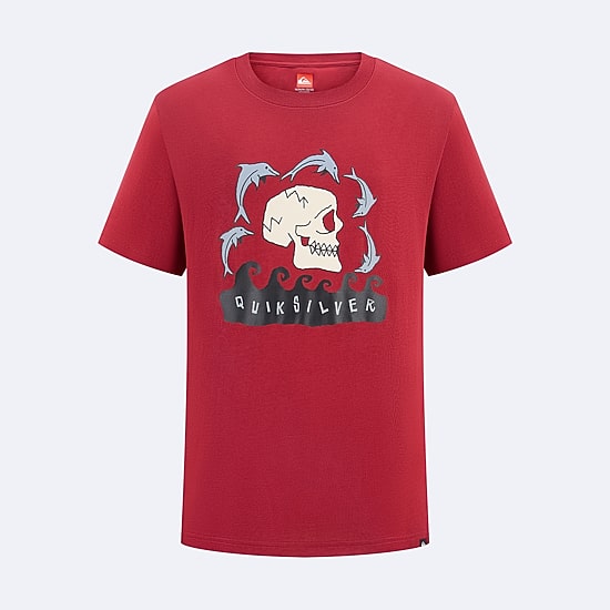 Quiksilver Big Kid Boys Crew Neck Short Sleeve Regular Fit Graphic T-Shirt