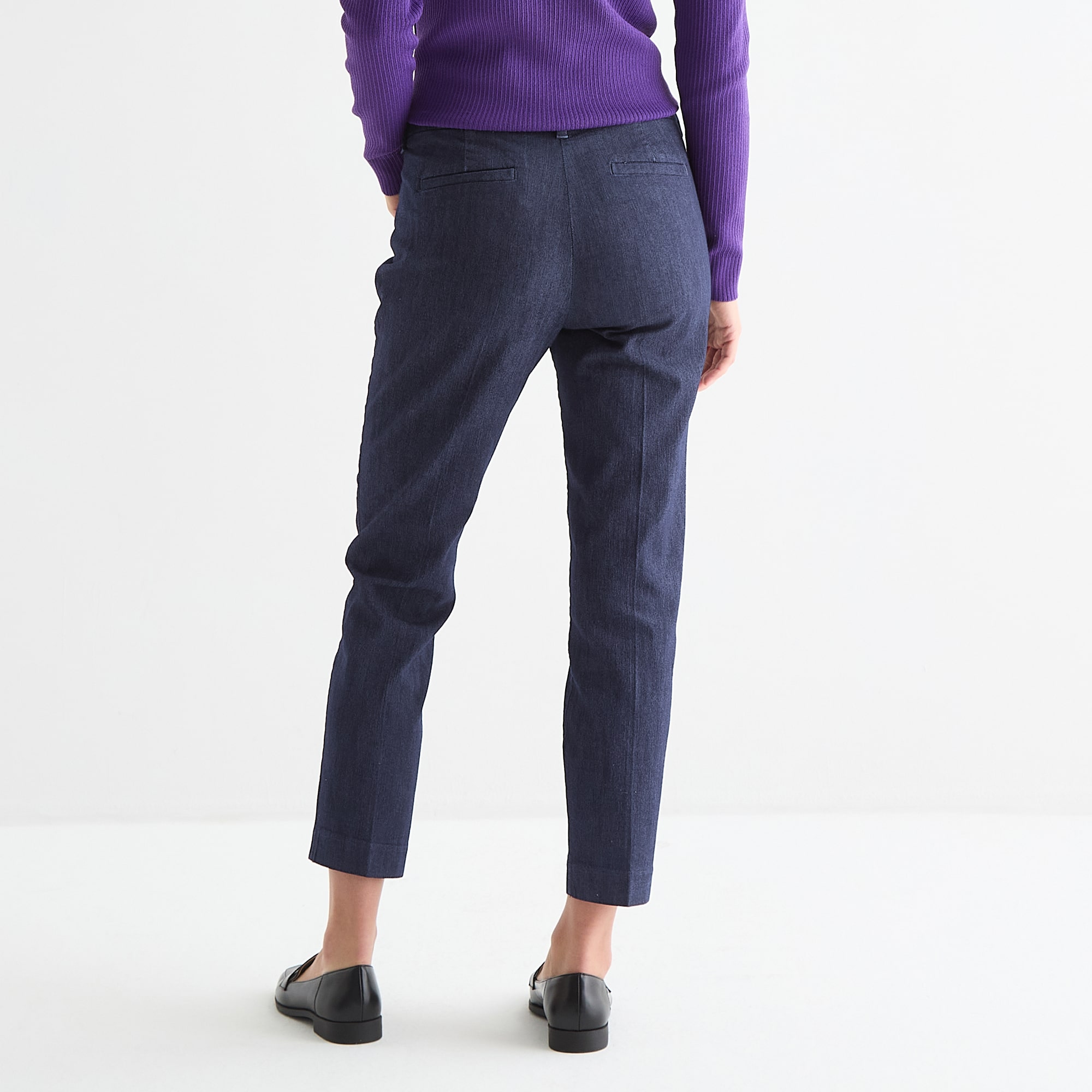 Liz Claiborne Emma Womens Stretch Fabric Ankle Mid Rise Pant