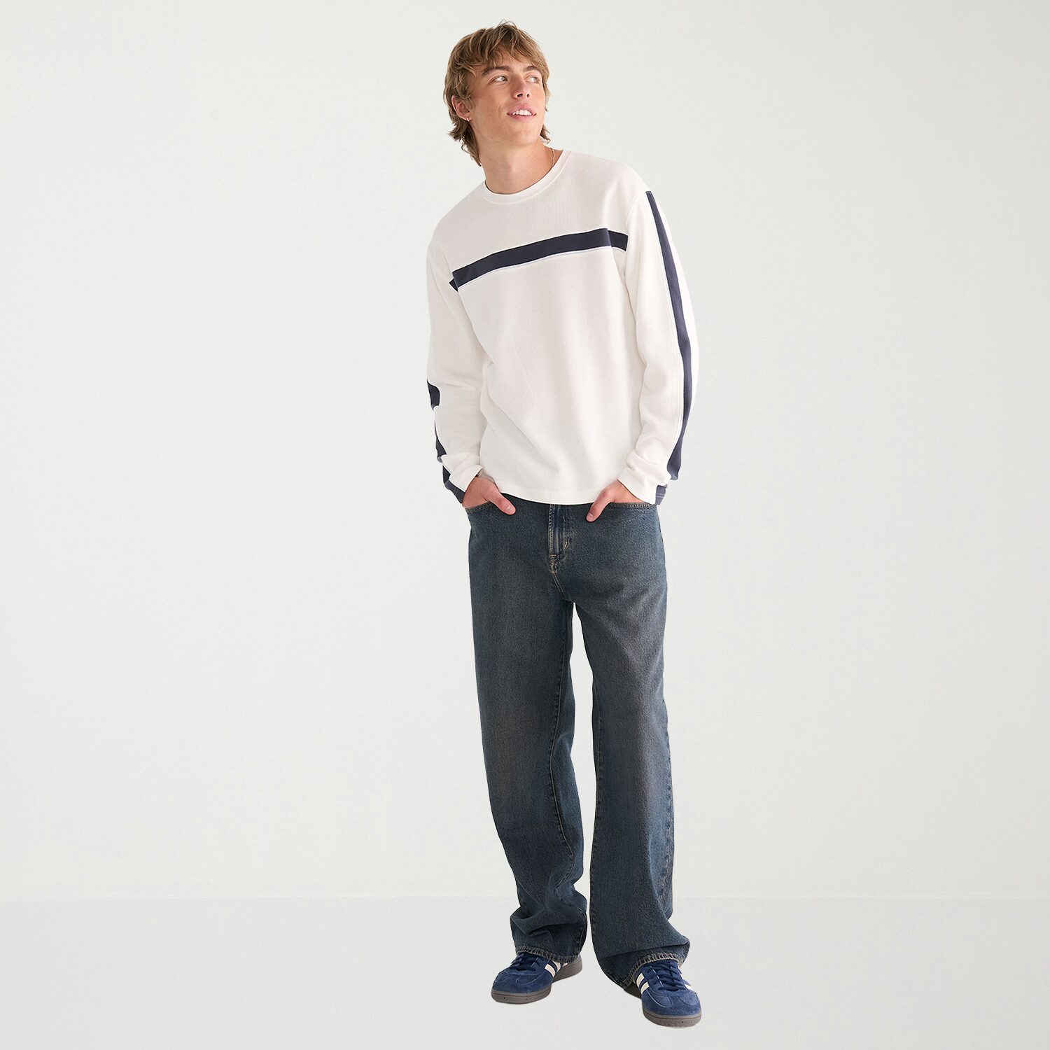 AEROPOSTALE Mens Crew Neck Long Sleeve T-Shirt