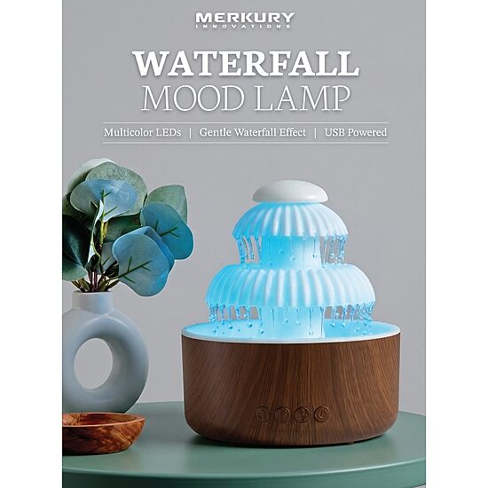 Merkury Innovations Rgb Leds Usb Powered Plastic Table Lamp