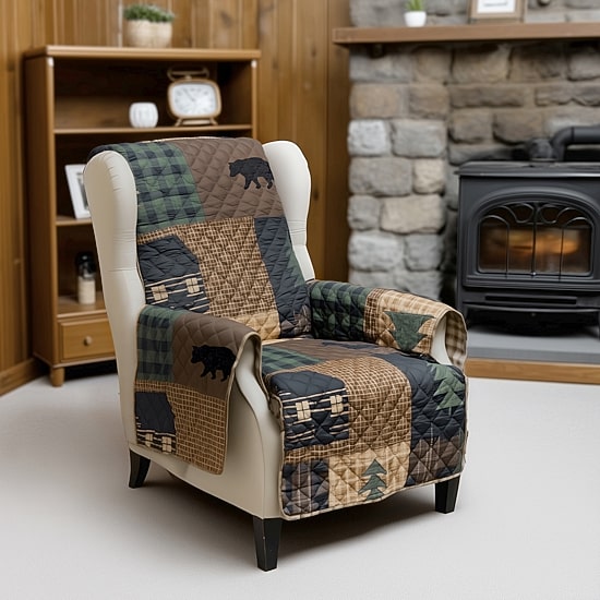 Your Lifestyle By Donna Sharp Brown Bear Cabin Sofa Protector