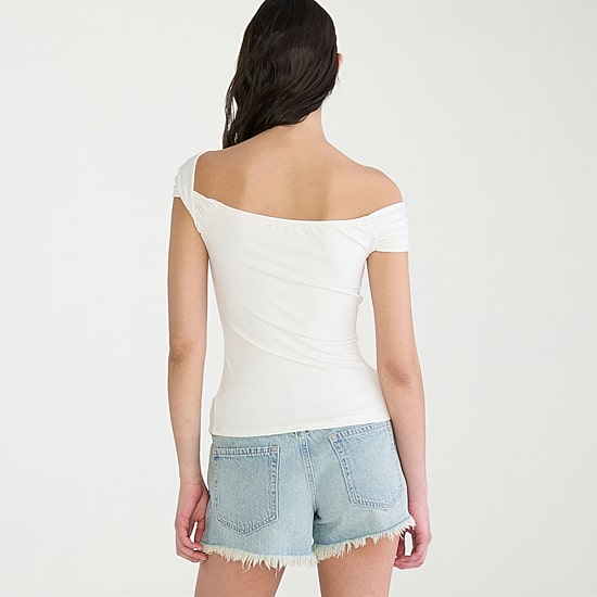 AEROPOSTALE Womens Straight Neck Short Sleeve T-Shirt