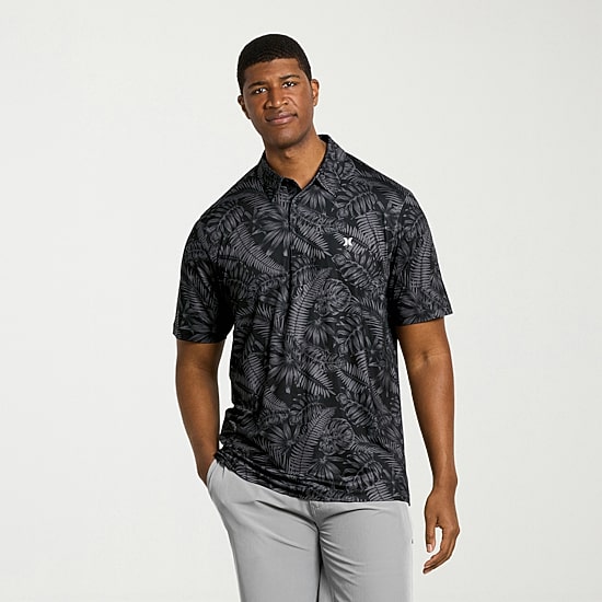 Hurley Big and Tall Mens Regular Fit Short Sleeve Polo Shirt