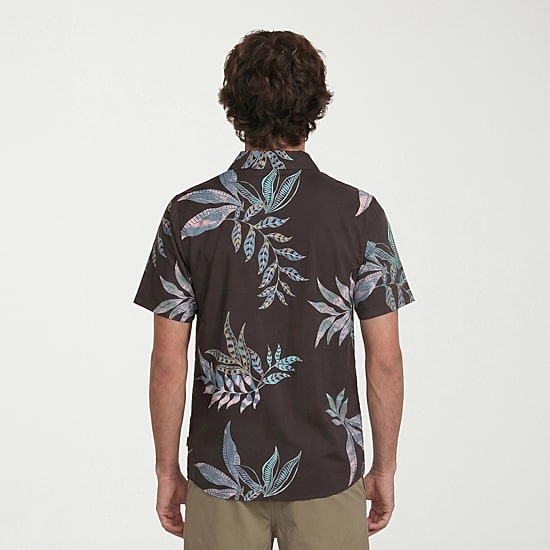 VOLCOM Mens Short Sleeve Regular Fit Button-Down Shirt