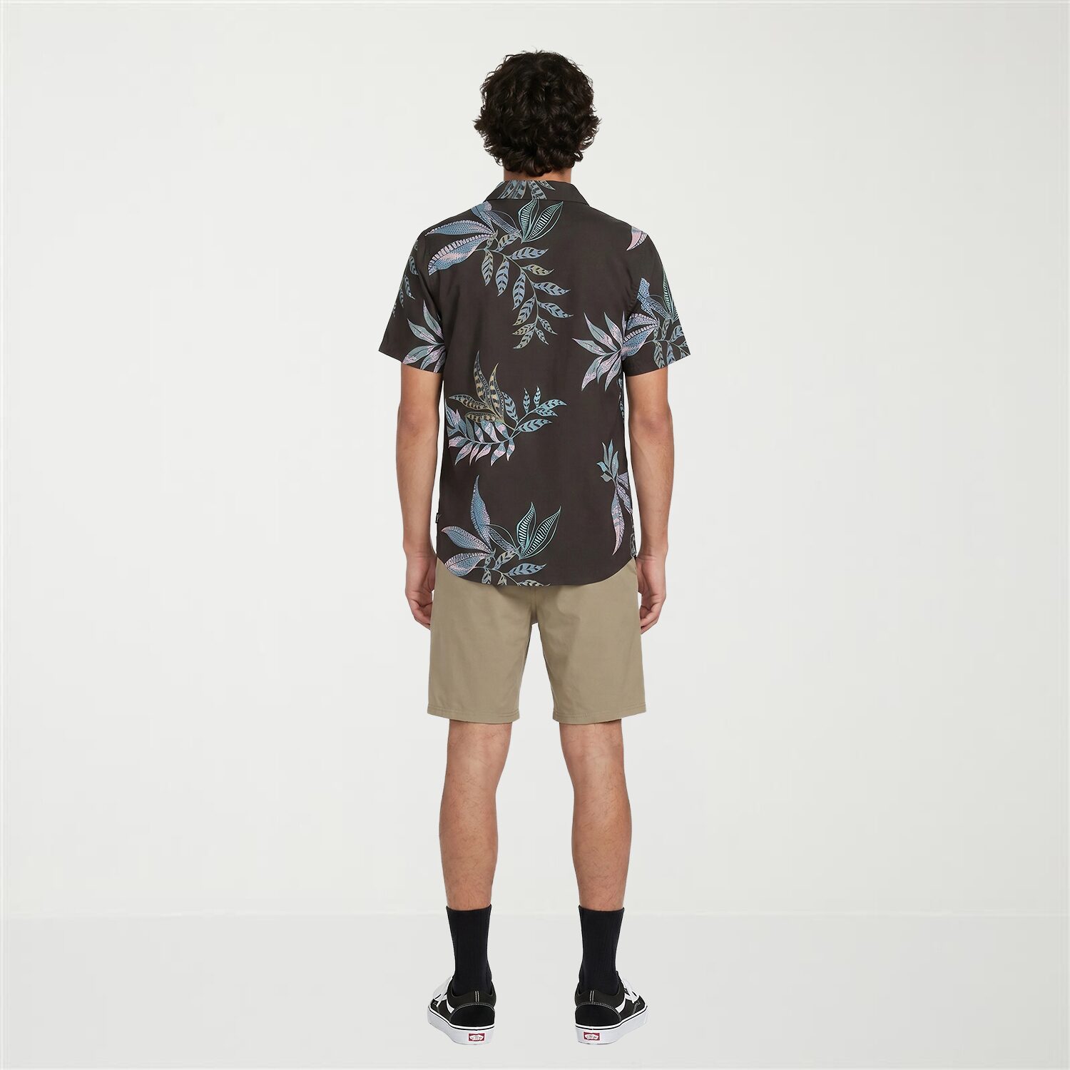 VOLCOM Mens Short Sleeve Regular Fit Button-Down Shirt