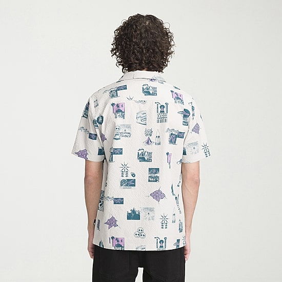 VOLCOM Mens Short Sleeve Camp Shirt