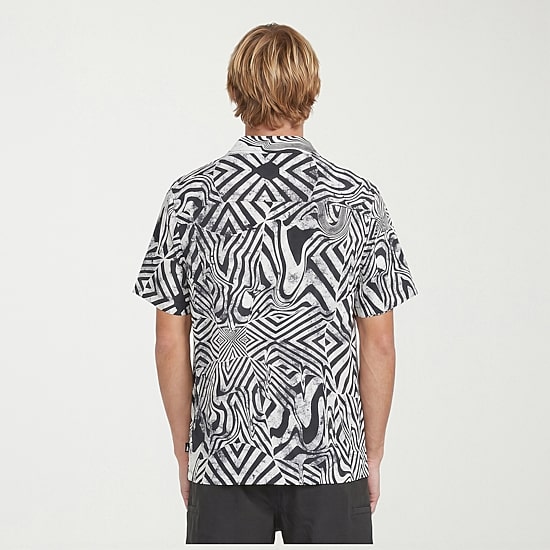 VOLCOM Mens Short Sleeve Camp Shirt