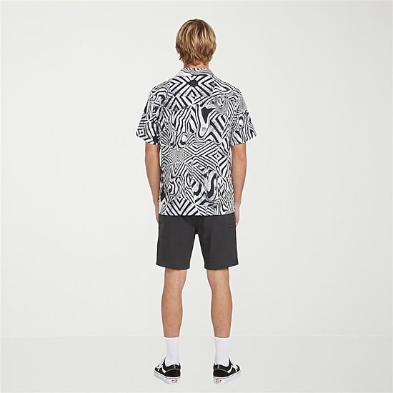 VOLCOM Mens Short Sleeve Camp Shirt