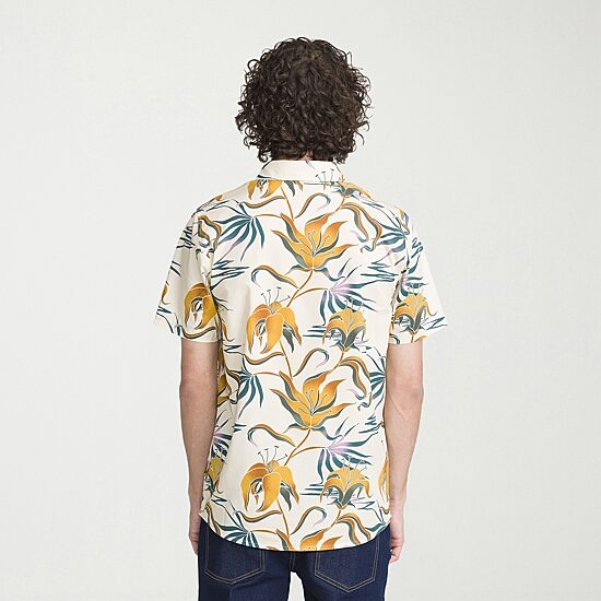 VOLCOM Mens Short Sleeve Regular Fit Button-Down Shirt