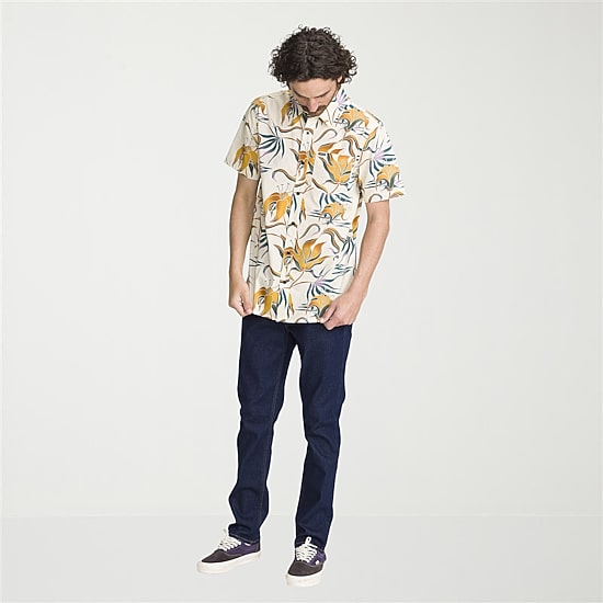 VOLCOM Mens Short Sleeve Regular Fit Button-Down Shirt