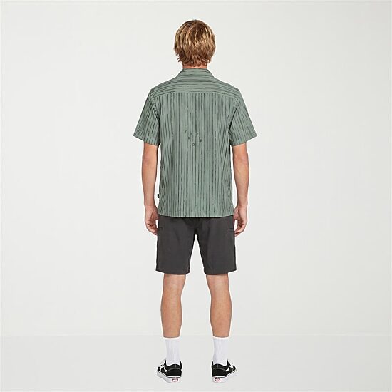 VOLCOM Mens Short Sleeve Camp Shirt