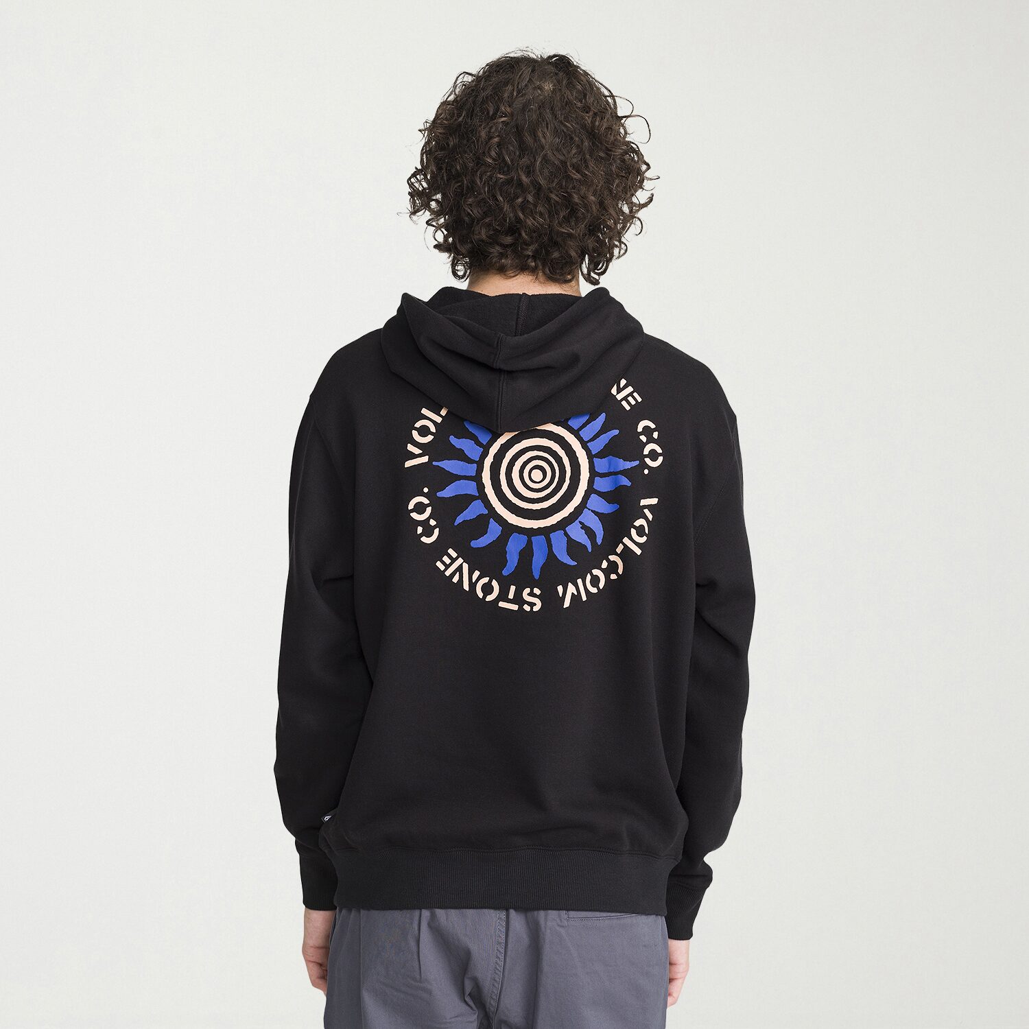 VOLCOM Mens Long Sleeve Fleece Hoodie