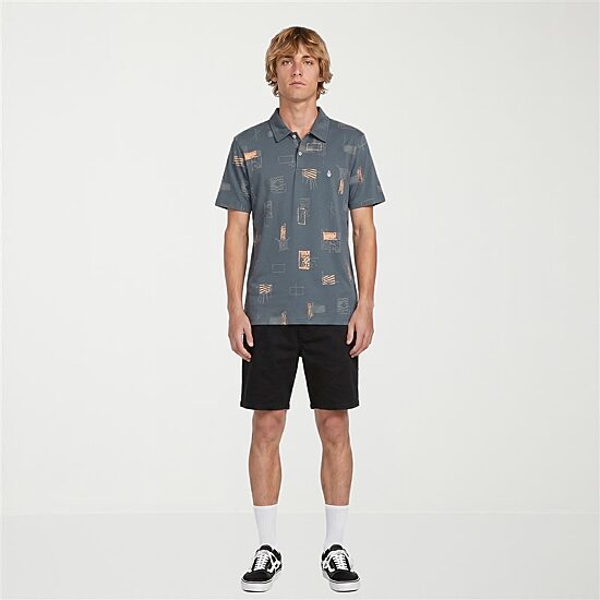 VOLCOM Mens Regular Fit Short Sleeve Polo Shirt