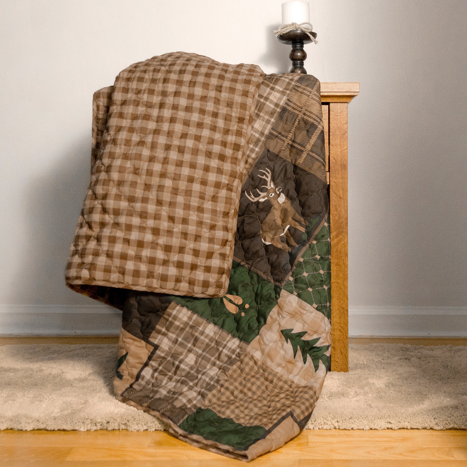 Your Lifestyle By Donna Sharp Green Forest Midweight Throw