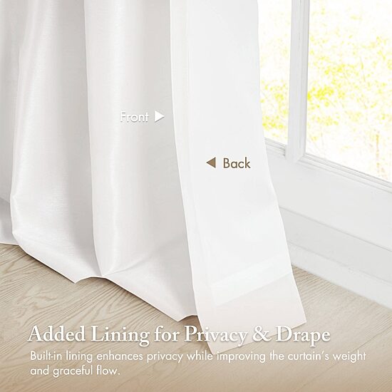 Madison Park Natalie Twist Tab Tab Top Light-Filtering Set of 2 Curtain Panel