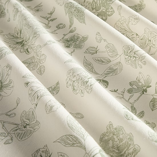 Casual Comfort Cotton Blend Floral Shower Curtain