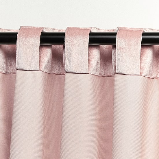 Exclusive Home Curtains Velvet Tab Top Light-Filtering Set of 2 Curtain Panel