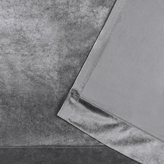 Exclusive Home Curtains Velvet Grommet Top Light-Filtering Set of 2 Curtain Panel