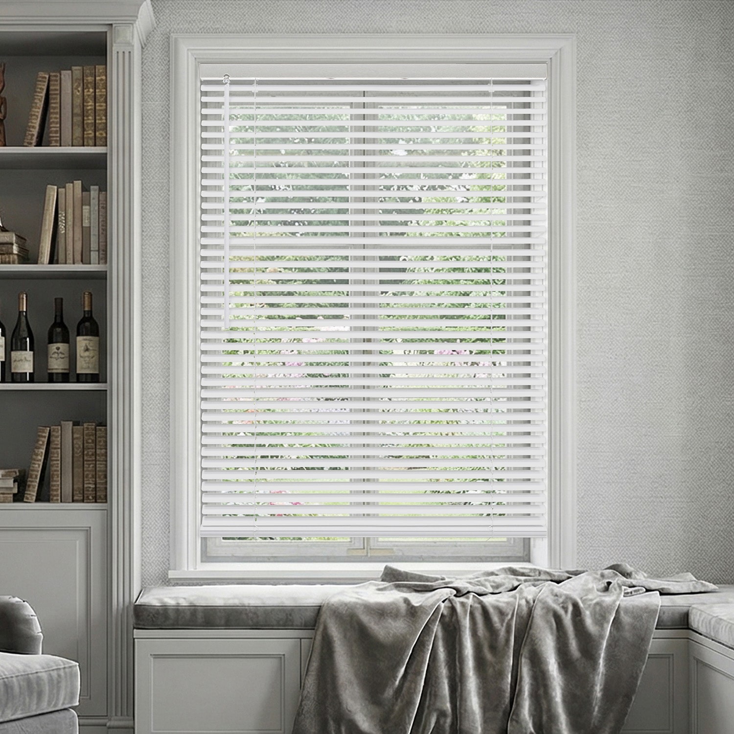 1" Cut-To-Width Room Darkening Cordless Mini Blind