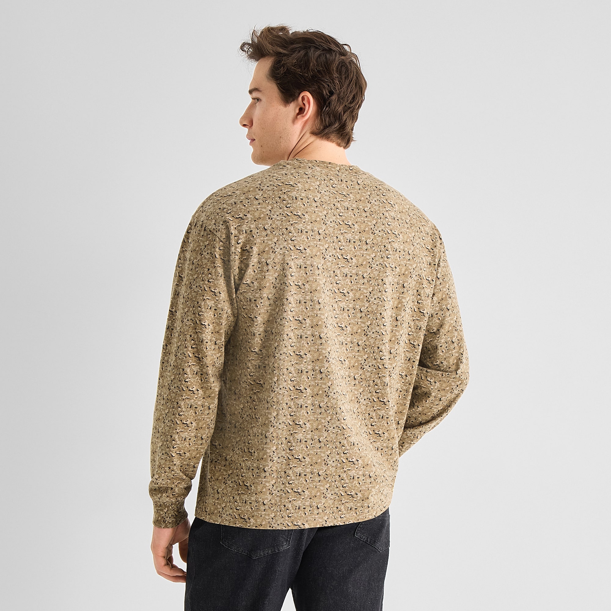 Arizona Mens Crew Neck Long Sleeve T-Shirt
