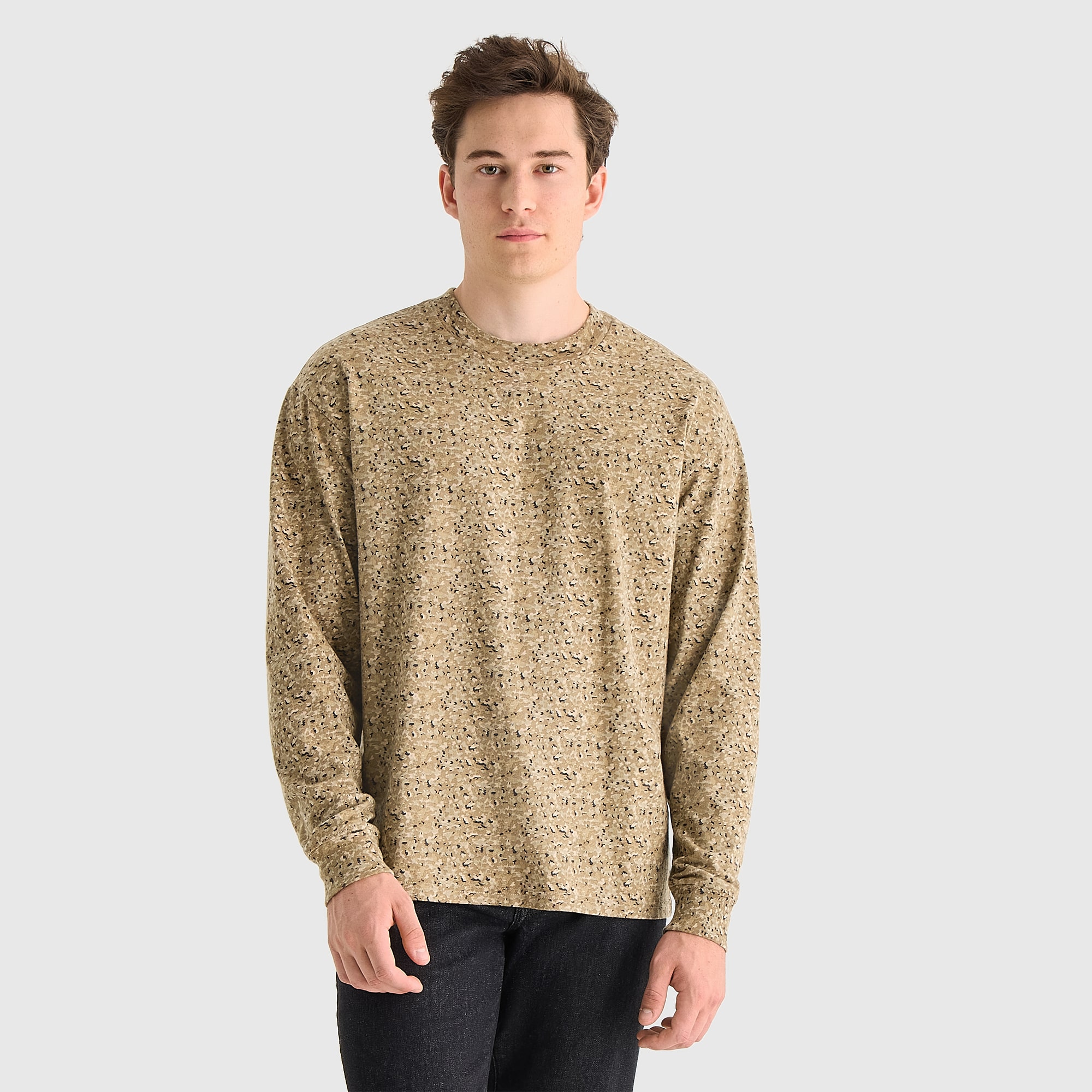 Arizona Mens Crew Neck Long Sleeve T-Shirt
