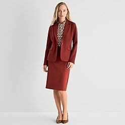 【オシャレ☆LIZ claiborne】赤　ジャケット　サイズL Red Liz Claiborne Blazers - Women | JCPenney