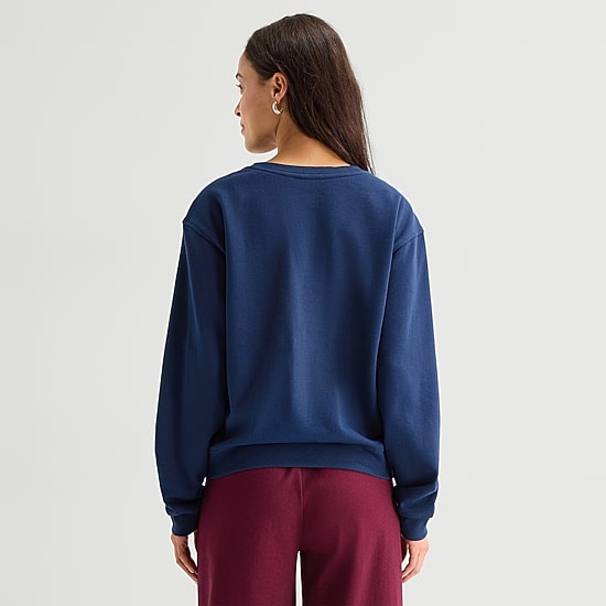 St. John's Bay Womens Crew Neck Long Sleeve Sweatshirt