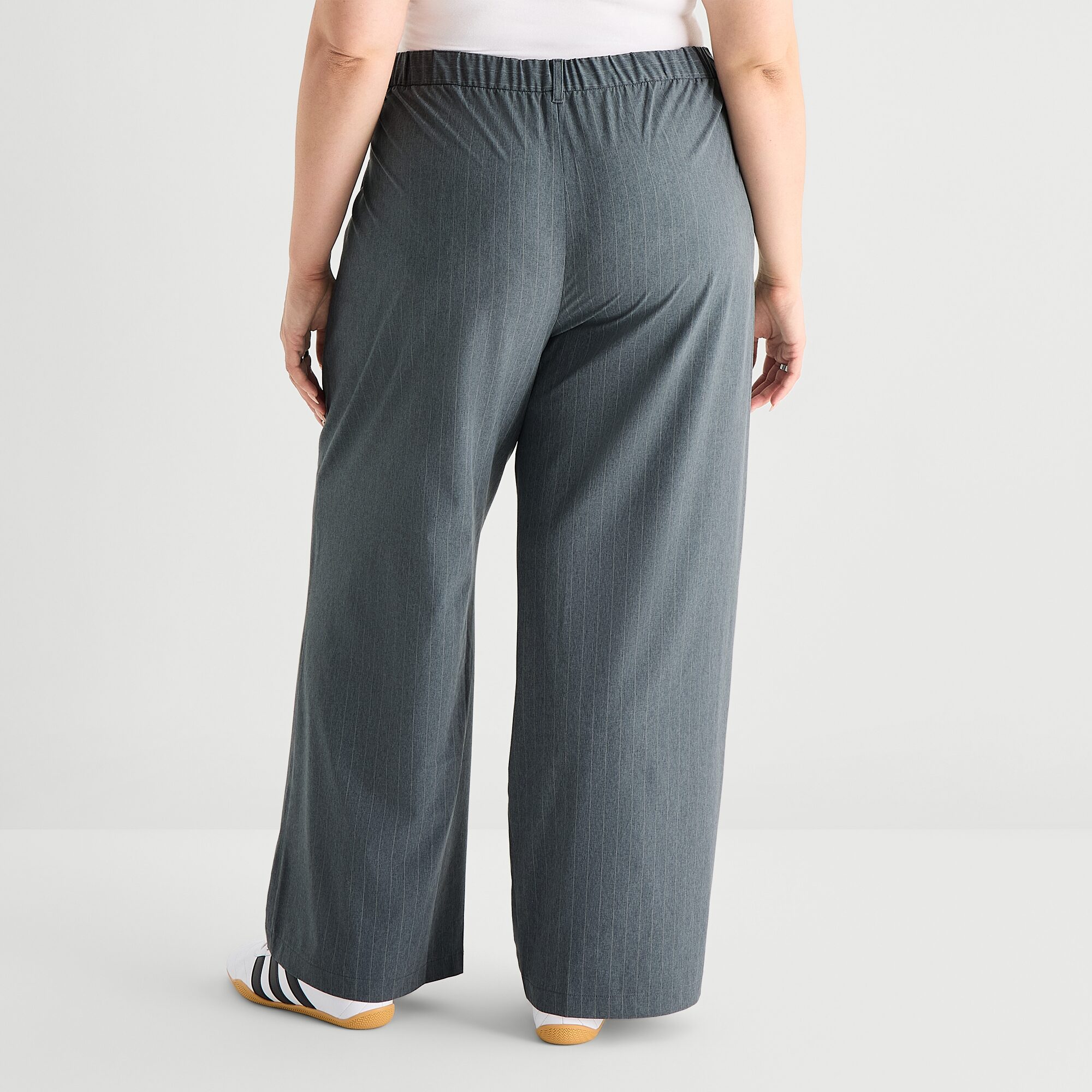 Stylus Womens Plus Straight High Rise Trouser