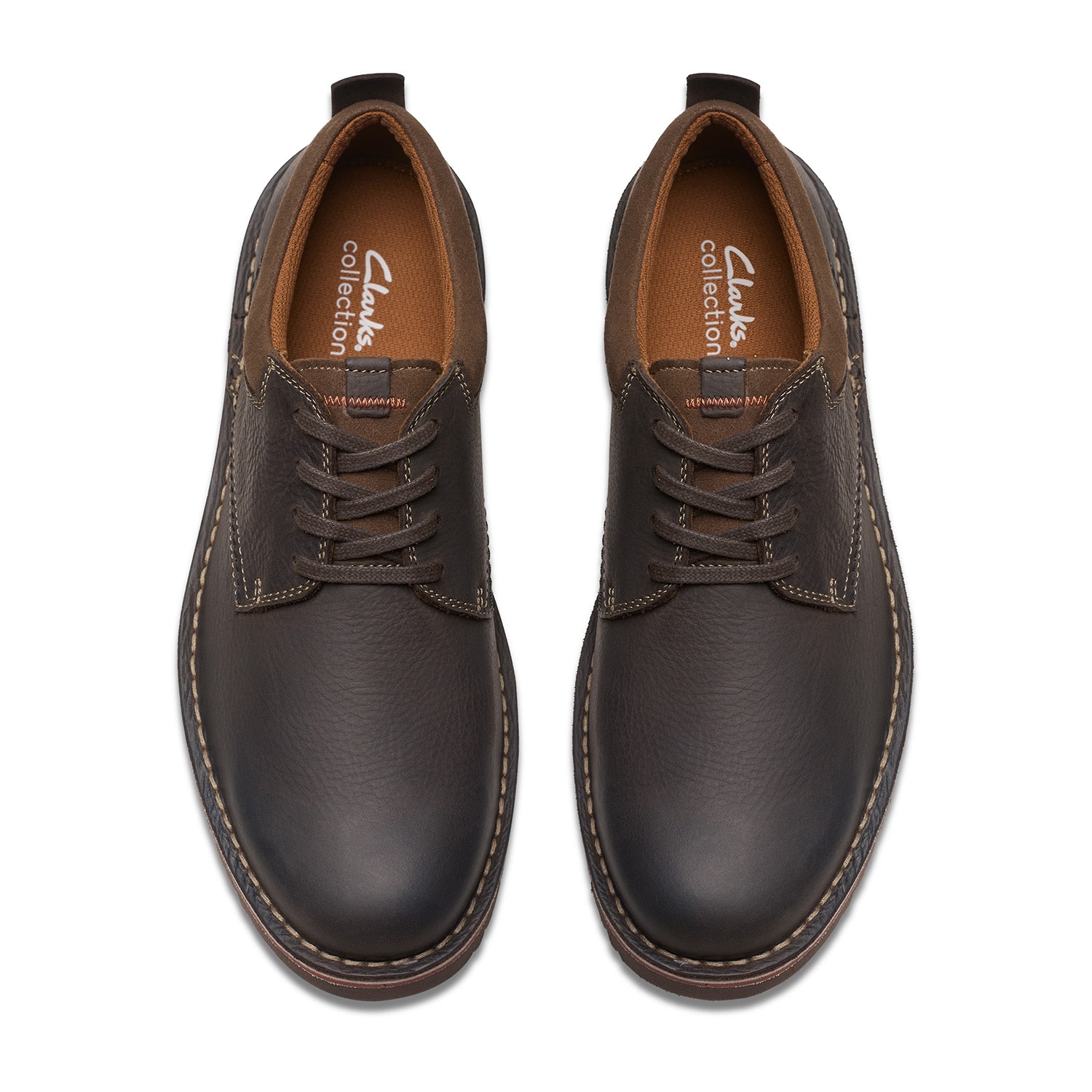 Clarks Eastridge Low Mens Round Closed Toe Oxford Shoes