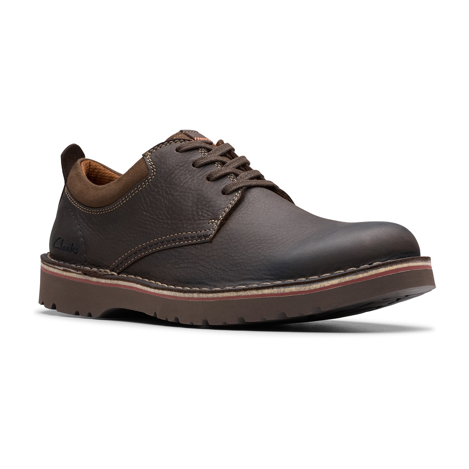 Clarks Eastridge Low Mens Round Closed Toe Oxford Shoes