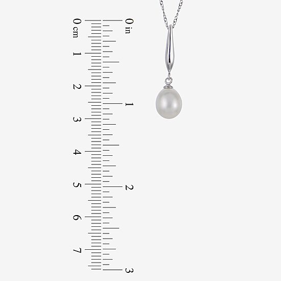 Womens White Cultured Freshwater Pearl Sterling Silver 2-pc. Jewelry Set