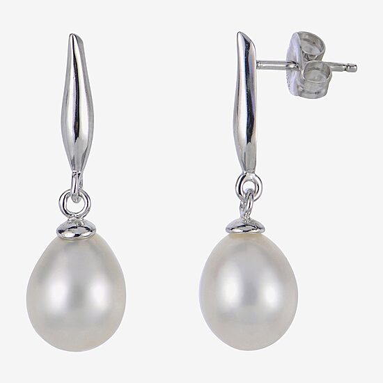 Womens White Cultured Freshwater Pearl Sterling Silver 2-pc. Jewelry Set