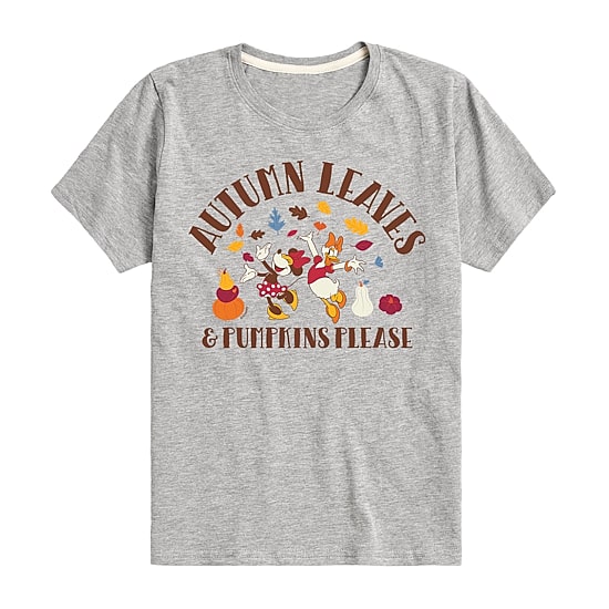 Disney Collection Little & Big Kid Girls Crew Neck Short Sleeve Regular Fit Minnie Mouse Graphic T-Shirt
