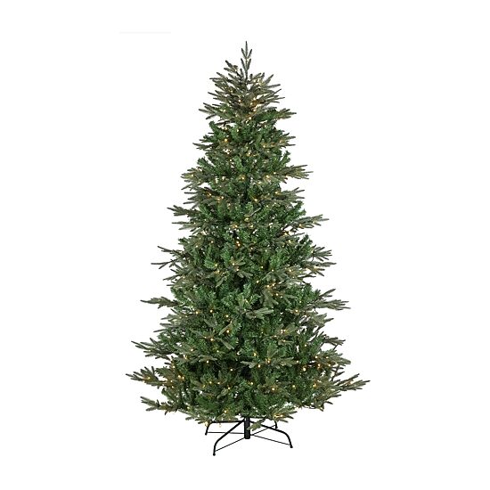 6.5' Pre-Lit Hudson Fir Artificial Christmas Tree  Warm White LED Lights