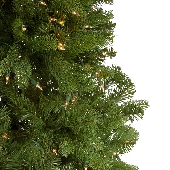 7.5' Pre-Lit Palisades Fir Artificial Christmas Tree - Clear Lights