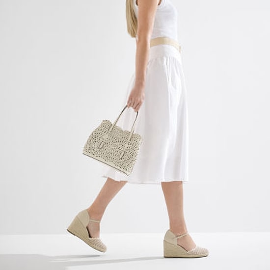 Liz Claiborne Antonia Laser Cut Satchel