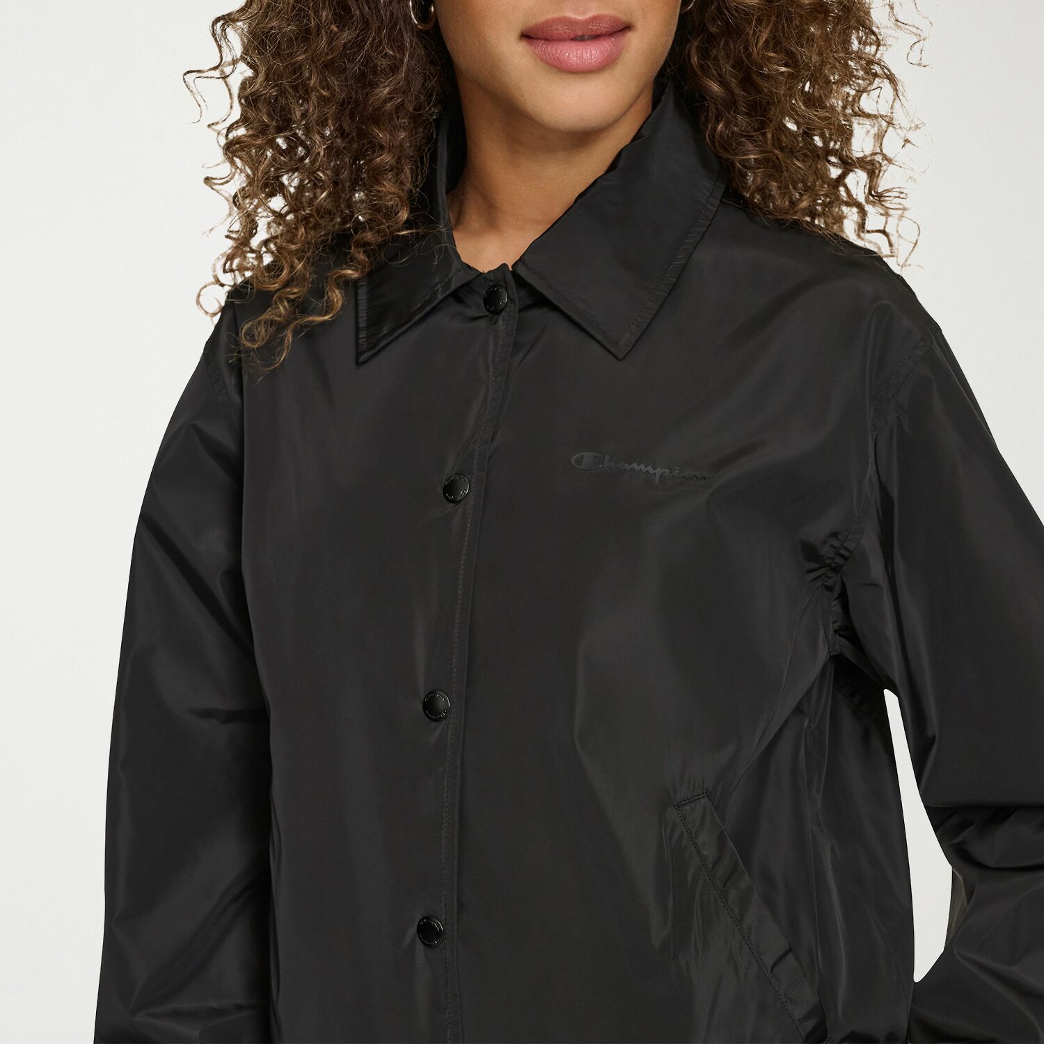 Champion Womens Water Resistant Midweight Cropped Windbreaker