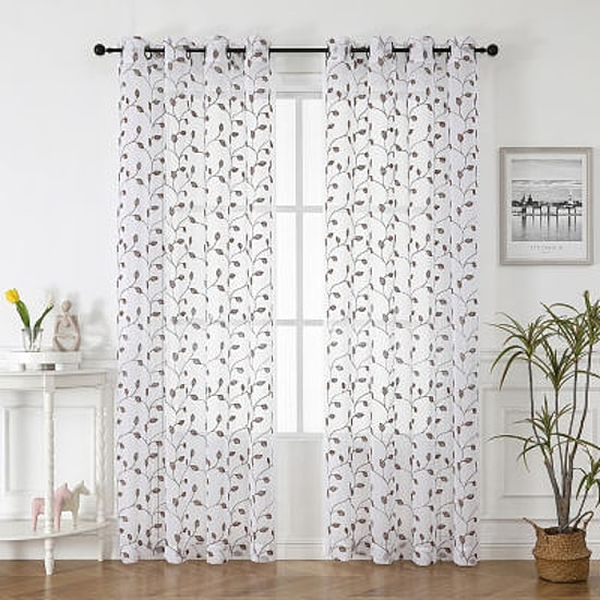 Elberon Grommet Top Sheer Single Curtain Panel