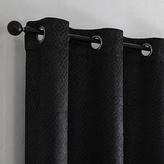 Archie Grommet Top Blackout Set of 2 Curtain Panel