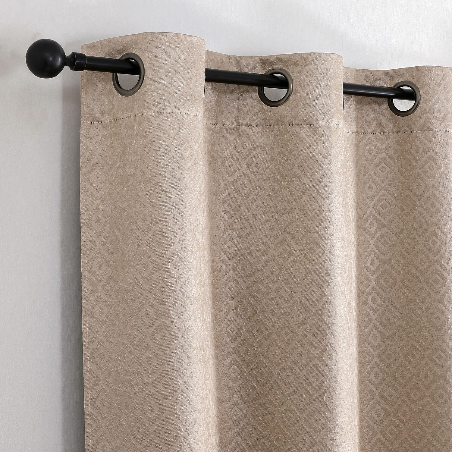 Archie Grommet Top Blackout Set of 2 Curtain Panel
