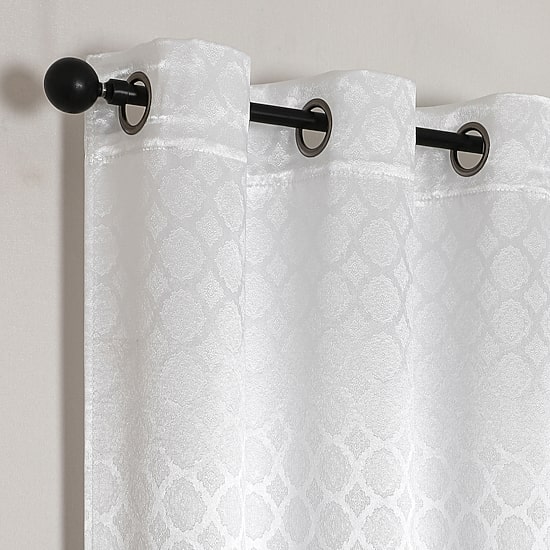 Regal Home Tobias Grommet Top Energy Saving Embossed Blackout Set of 2 Curtain Panel