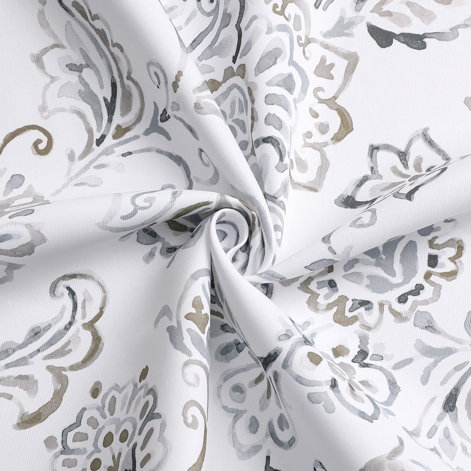 Regal Home Kelvis Printed Grommet Top Energy Saving Blackout Set of 2 Curtain Panel