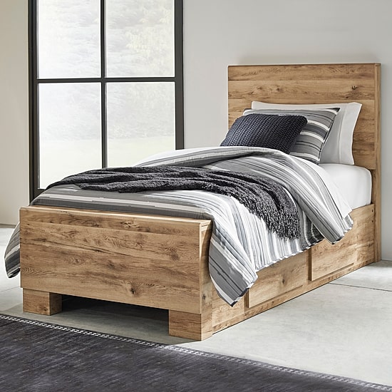 Signature Design by Ashley Hyanna Panel Bed with 4 Side Storage Drawers