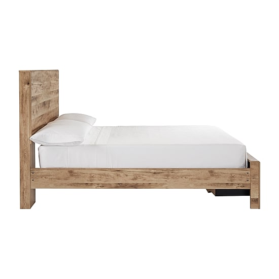 Signature Design by Ashley Hyanna Panel Bed with 2 Footboard Storage Drawers