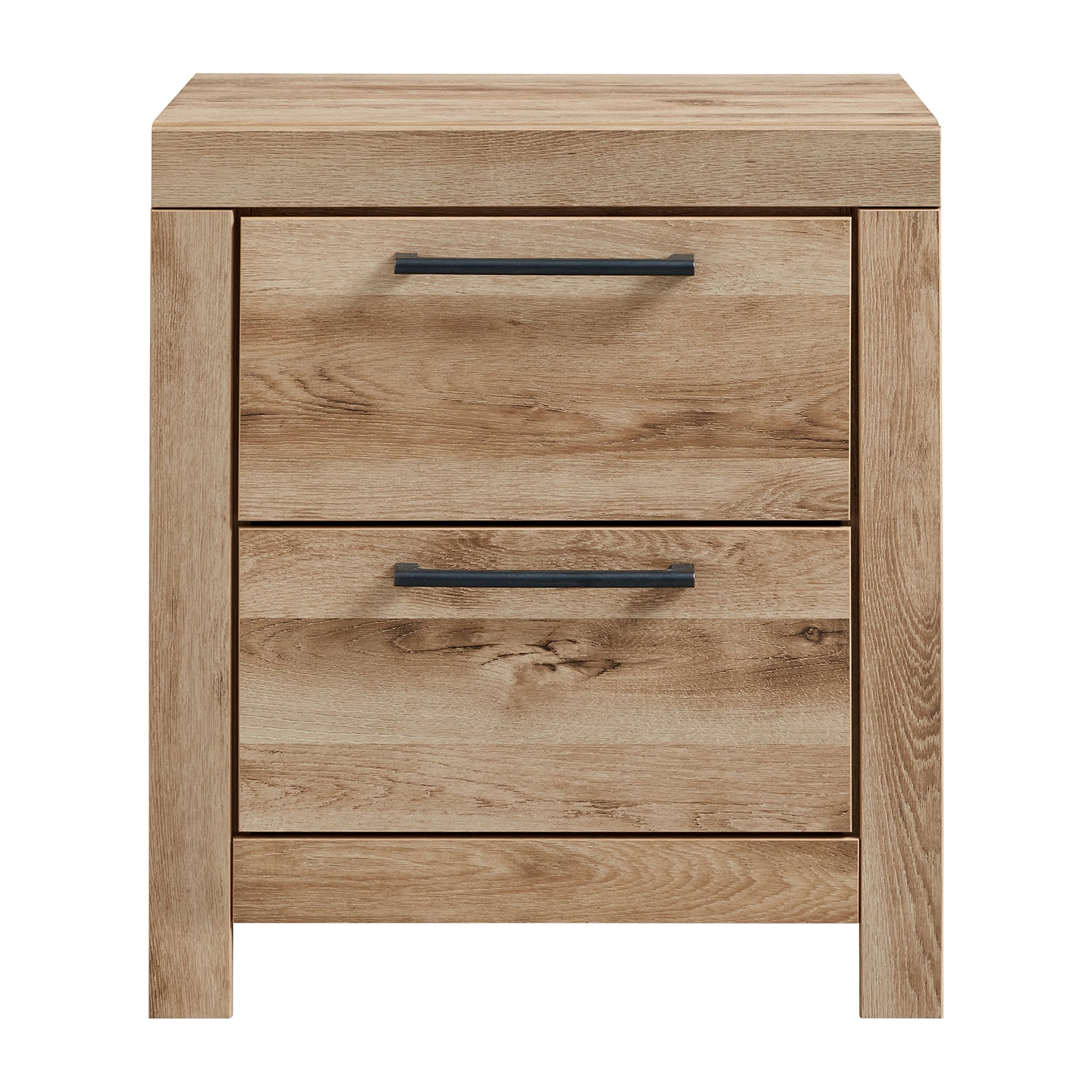 Signature Design by Ashley Hyanna Nightstand in Tan Brown