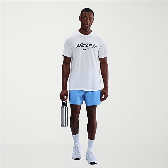Nike Mens Crew Neck Short Sleeve Regular Fit Graphic T-Shirt