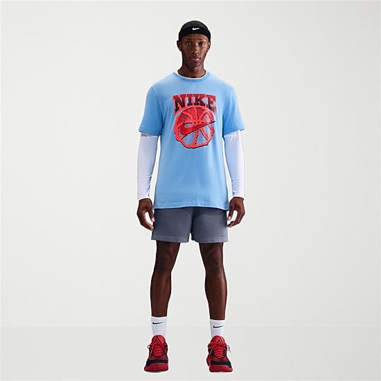 Nike Mens Crew Neck Short Sleeve Regular Fit Graphic T-Shirt