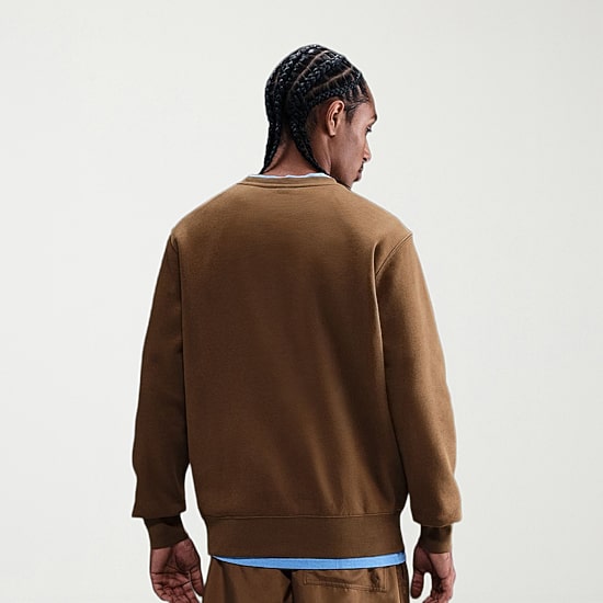 Nike Fleece Mens Crew Neck Long Sleeve Sweatshirt
