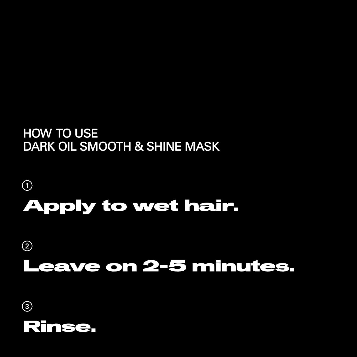 Sebastian® Professional Dark Oil Smooth & Shine Hair Mask 5 oz.