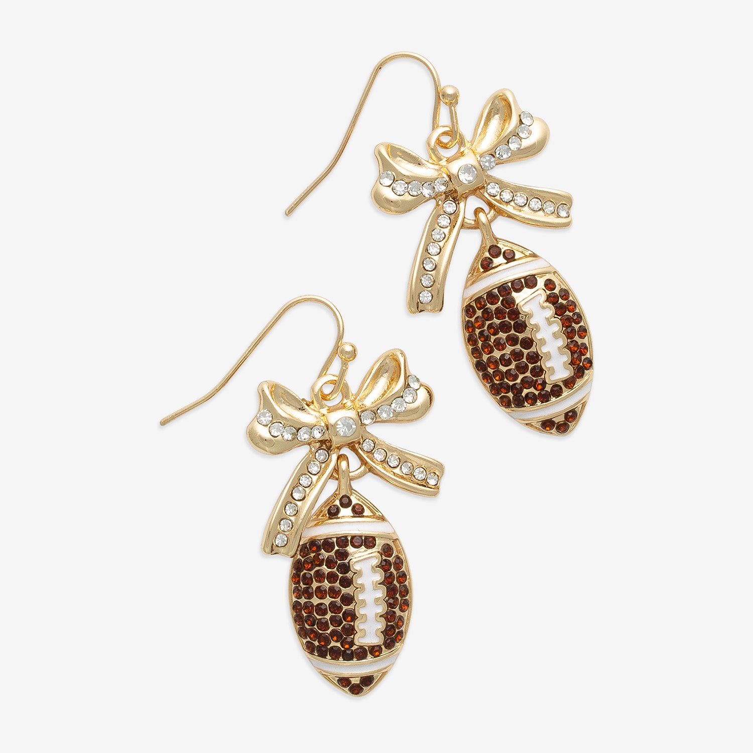 Mixit Womens White Glass Drop Earrings